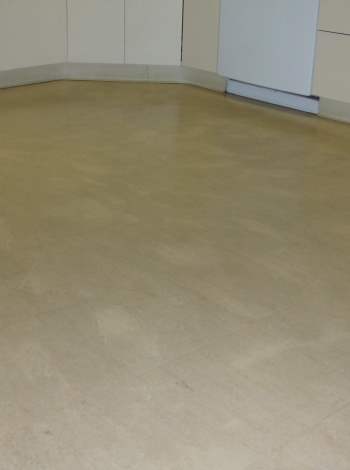 Before Stripping and Waxing of VCT Floors